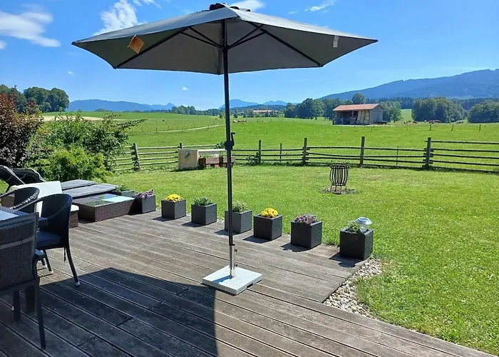 Komplettes Wellnesshaus Mit Freiem Blick Villa Waakirchen